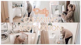 CLEAN WITH ME CLEANING MOTIVATION  DAILY LAUNDRY AND UTILITY RESET  Emma Nightingale