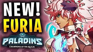 GOD TIER NEW FURIA DAMAGE - Paladins Gameplay Build