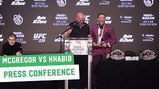 Conor McGregor vs. Khabib Nurmagomedov  Full Press Conference