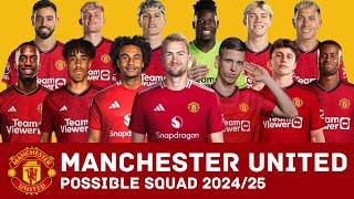 MANCHESTER UNITED Possible Squad 202425 With Current Transfer Rumours   Man United Possible Squad