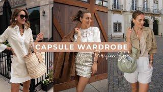 Parisian Style Summer Capsule Wardrobe  French Fashion