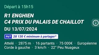 Yan Pronostic Pmu Quinté Du samedi 13 juillet 2024 