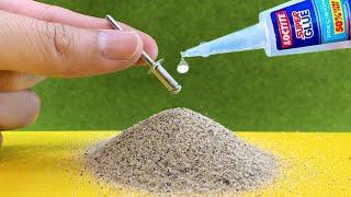 Mix Sand And Super Glue. You Will Be Amazed With The Results