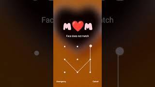 M love M pattern lock ️  MM Phone lock  Love status #status