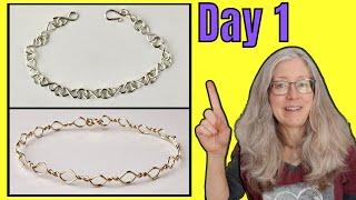 Day 1 of the 10-Day Wire Charm Bracelet-Making Challenge