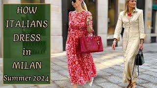 Milan Fashion Trends Glamour & Italian Street Style Summer 2024