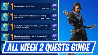 Fortnite Complete Week 2 Quests - How to EASILY Complete Week 2 Challenges in Chapter 5 Season 2