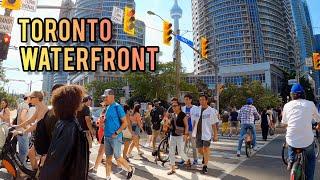 Toronto Waterfront Walking Tour Harbourfront DowntownToronto Canada 4k