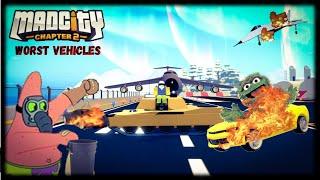 Mad Citys Worst Vehicles -Mad City Chapter 2- ROBLOX