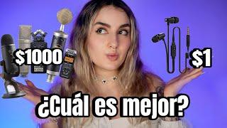 asmr MICROFONOS BARATOS VS CAROS ¿CUÁL ES MEJOR? Ale ASMR español