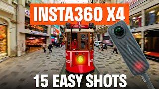 Insta360 X4 How To Film And Edit 15 Easy Shots In Istanbul For A Travel Vlog Video