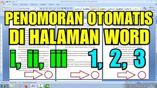 Cara membuat Nomor Halaman Otomatis di Word