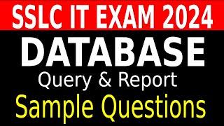 SSLC IT EXAM 2024 Data Base