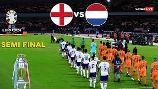 England vs Netherlands - Semi Final UEFA Euro 2024  Full Match All Goals  Realistic PES Gameplay