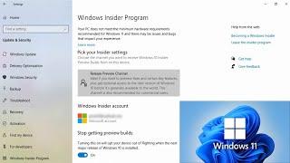 How to Configure Your Computer to Join the Windows Insider Program