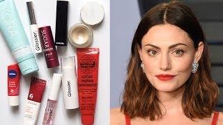 Phoebe Tonkin Makeup Bag  Fresh Face and Red Lips