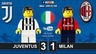 Juventus Milan 3-1 • Serie A 31032018 goal highlights sintesi Juve Milan Lego Calcio 201718