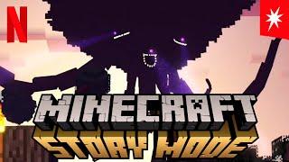 Minecraft Story Mode All Wither Storm Moments in 4K HDR 60FPS English & Spanish - Netflix Edition