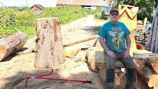 Another load of cedar to carve