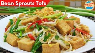 Bean Sprouts Stir Fry with Tofu Recipe