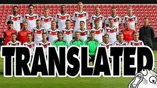 German National Team Player Names Translated  CopyCatChannel