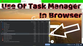 Use of task manager in browser  task manager option in browser  about task manager in browser