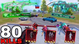 Wow NEW BEST SQUAD GAMEPLAY W X SUITS 80 KILLS PUBG MOBILE BGMI