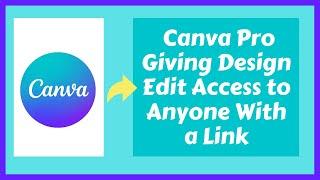 Sharing Canva Pro Team Designs With Anyone - Keep Your Designs Even When You Are Removed