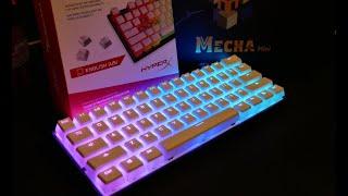HyperX White Pudding Keycaps & NEW Ducky Mecha Mini  Unboxing  Review  Install  Sound