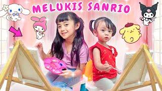 SAMANTHA DAN AUDREY MELUKIS SERBA SANRIO VIRAL KARAKTER MY MELODY CINNAMOROLL KUROMI