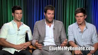 ENLISTED Geoff Stults Chris Lowell and Parker Young talk about their time at boot camp