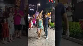 Crazy Turkish Ice Cream Man With Cute Girl Dance Mehmatyaren #turkishfood