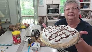 Peanut Butter Pie no-bake the easiest to make most delicious pie to eat