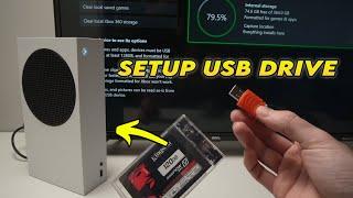 How to Setup External Storage USB Drive on Xbox Series XS