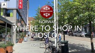 Shopping in Oslo Norway  @norwaycation