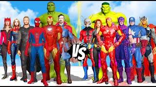 THE AVENGERS VS THE AVENGERS - GTA 5 EPIC BATTLE