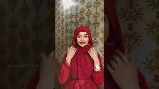 Tutorial Jilbab Singkat dengan Syal Sifon Georgette - The Hijab Company