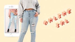 This Is What Fashion Nova Curve Jeans Look Like In Real Life  Online IRL  ELLE