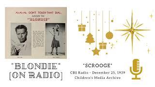 Blondie on Radio Scrooge December 25 1939 with Penny Singleton & Arthur Lake