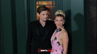 Millie Bobby Brown and Jake Bongiovi arrive at Netflixs Enola Holmes 2 World Premiere in NYC