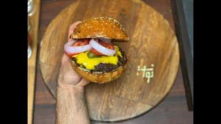 Hamburger - simple burger at home - همبرگر - طرز تهیه همبرگر ساده در خانه