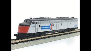 N Scale Life Like Amtrak EMD E8 Diesel Locomotive Demo