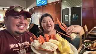 ALL YOU CAN EAT CRAB LEGS At The EAGLES BUFFET W Mama Dove • LA GORDIZ Eats• & The Warden