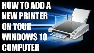 How to Add a New Printer to your Computer on Windows 1087