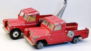 Renowacja Corgi Land Rover 109 WB Breackdown Service Wrecker. Odlewane części samochodowe.