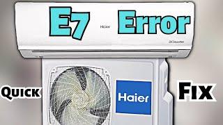 E7 Fehlercode Quick Fix Haier Klimaanlage