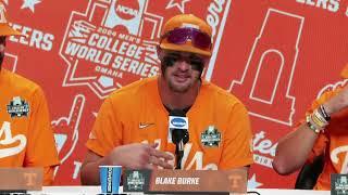 2024 Mens College World Series Tennessee Game 11 Postgame Press Conference