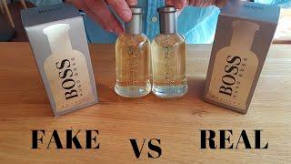 Fake vs Real Hugo Boss Bottled Perfume