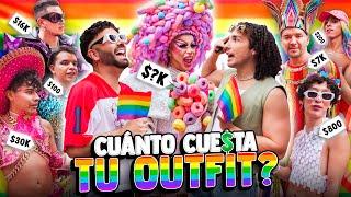 ¿CUÁNTO CUESTA TU OUTFIT? Versión PRIDE MÉXICO 2024  LOS RULÉS