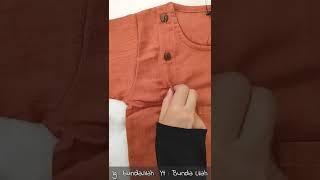 rekomendasi baju lebaran anak di Shopee #shorts #bajuanak #bajulebaran #unboxing